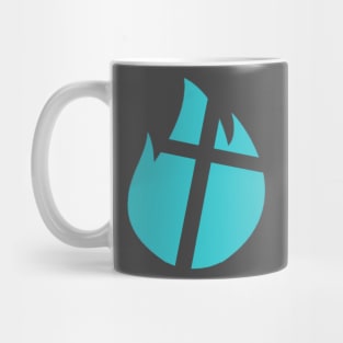 Fire Pit Fellowship (Turquoise) Mug